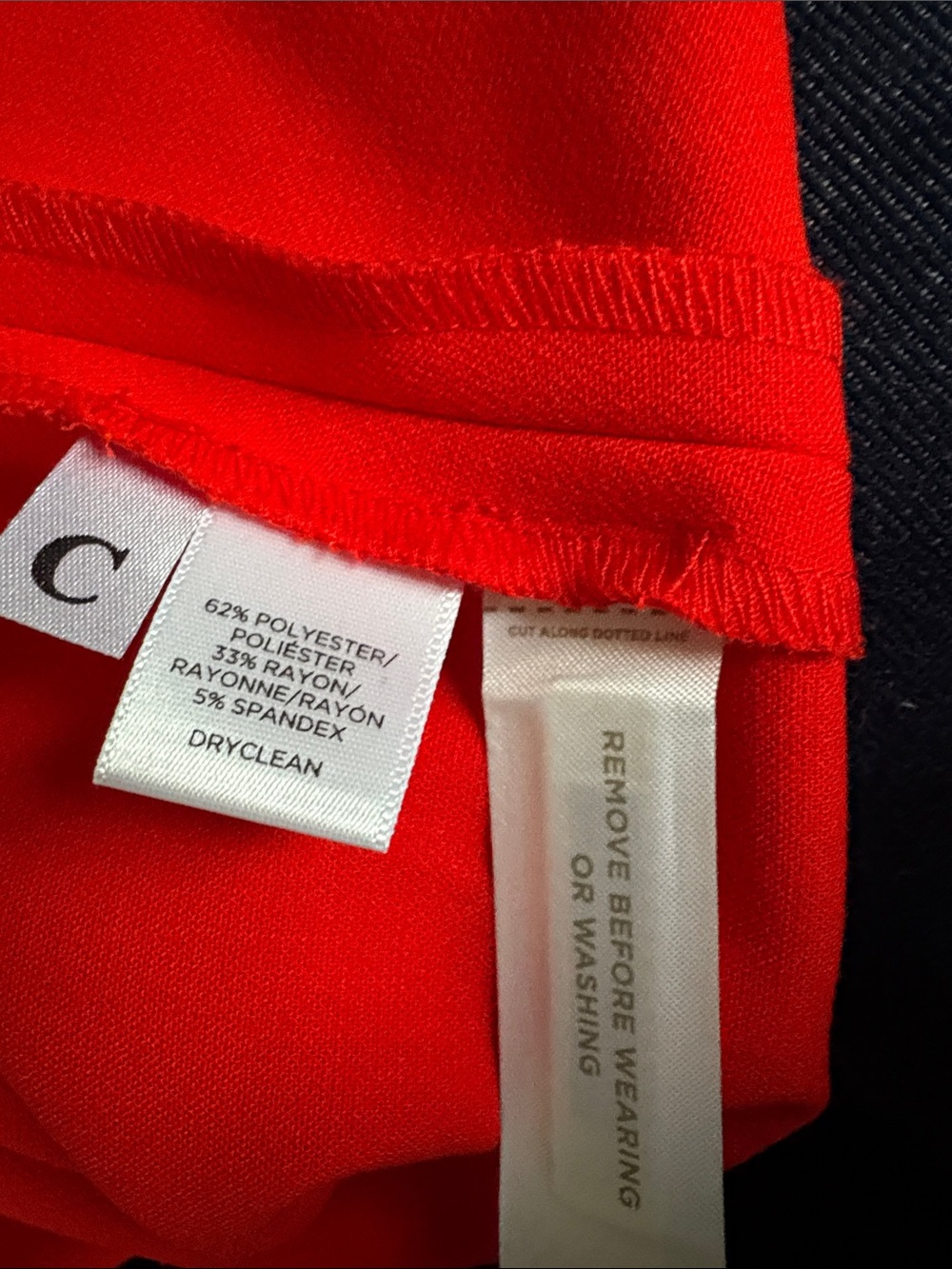 LOFT Red Sleeveless Fit-and-Flare Mini Dress - Picture 6 of 7